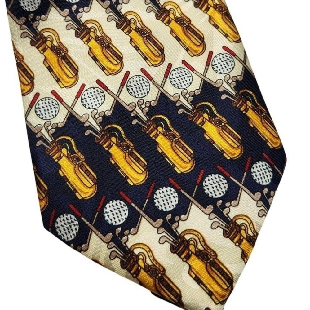 Renaissance Necktie Golf Bag Golf Ball Novelty AOP Hand Made Gift Retro